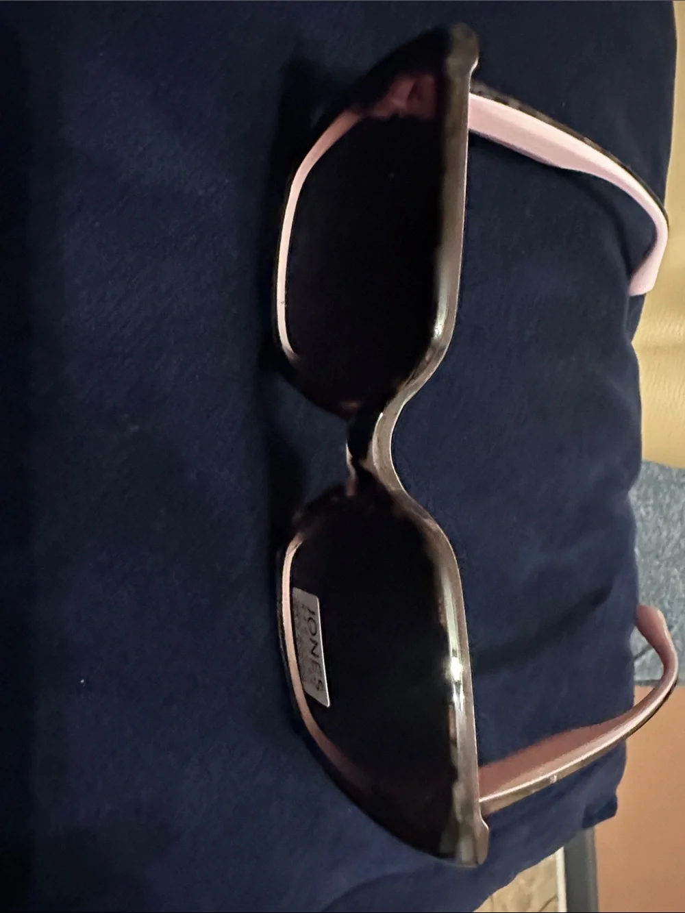 Jones New York Women’s Large Framed Pink Leopard Print Sunglasses